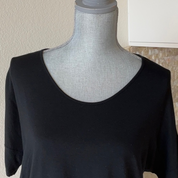 J Jill Black T-shirt Where Ever Collection Size Small - Picture 3 of 5